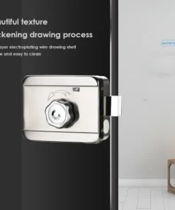 Alternative view of Tuya Bluetooth Fingerprint Smart Door Lock with RFID Card Access - Rim Bolt Lock