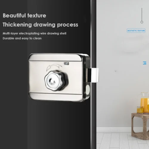 Alternative view of Tuya Bluetooth Fingerprint Smart Door Lock with RFID Card Access - Rim Bolt Lock