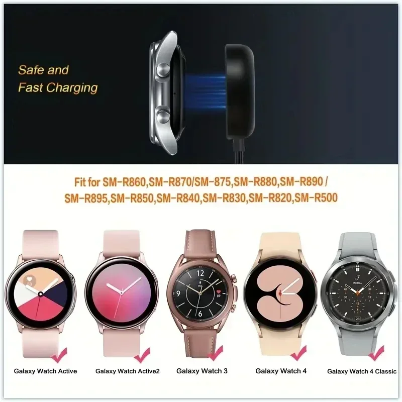 Samsung Galaxy Watch Magnetic Wireless Charger - Portable Fast Charging Dock - Image 3