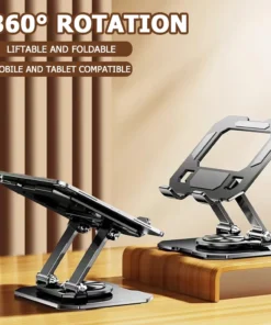 Adjustable 360° Rotatable Tablet Stand for 4.7-12 Inch Devices