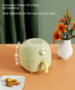 2L Mini Air Fryer - Oil-Free Electric Fryer for Home and Dorm Use