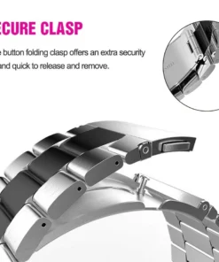 Alternative view of 18mm 22mm 20mm Watch Band For Samsung Galaxy Watch 7/6/5/4/3 S3 Active2 Huawei Watch GT 6 Pro GT5 GT4 GT3 2 Stainless Steel Band