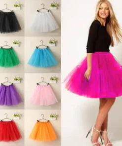 Vintage Tulle Mini Skirt for Women – Elegant Ballet Dancewear & Party Costume