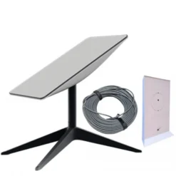 Starlink Satellite Internet Kit with Flat Wedge Mount for High-Performance Connectivity