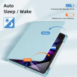 Alternative view of 360° Rotation iPad Case with Durable Design for 2024 iPad Air and Mini Devices