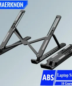Adjustable Portable Laptop Stand - Foldable ABS Holder for MacBook Air/Pro