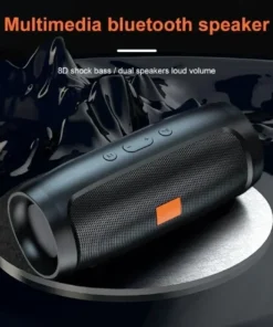 Alternative view of XIKCU Portable Bluetooth Dual Speaker - Stereo Sound, FM Radio, USB Playback