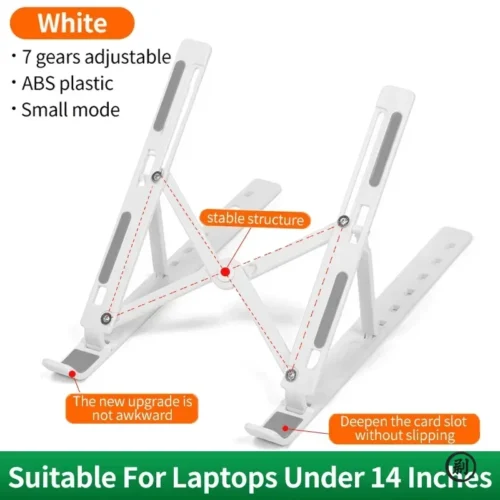 Portable Adjustable Laptop Stand for Small Tablets