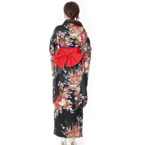 Alternative view of Yukata Women's Traditional Japanese Kimono Dress for Photography and Parties