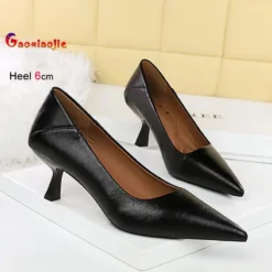 Alternative view of High Heels Stiletto Pumps with Pointy Toe Design for Women