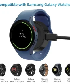 Alternative view of Wireless Watch Charger Cable Portable Charging Type C For Samsung Galaxy Watch 6/5 Classic Pro/4/3 Active/2 Fast Charging Dock