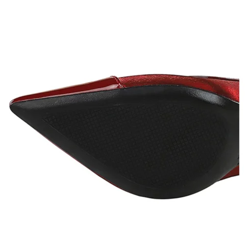 Pointed Toe Pumps in Champagne Color with Thin Heels for Women - Image 5