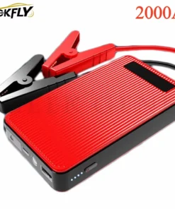 GKFLY Car Jump Starter Portable 44.4Wh Emergency Power Bank Booster Buster 2000A Emergency Starting Device Starter Cable
