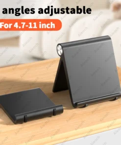 Adjustable Folding Tablet and Phone Stand for 7.9 to 11 Inch Devices