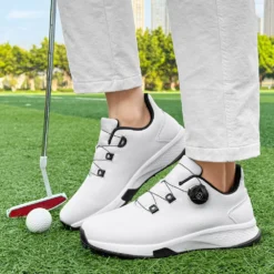 Men's and Women's Golf Shoes with Anti-Slip Design for Outdoor Training and Leisure Walking