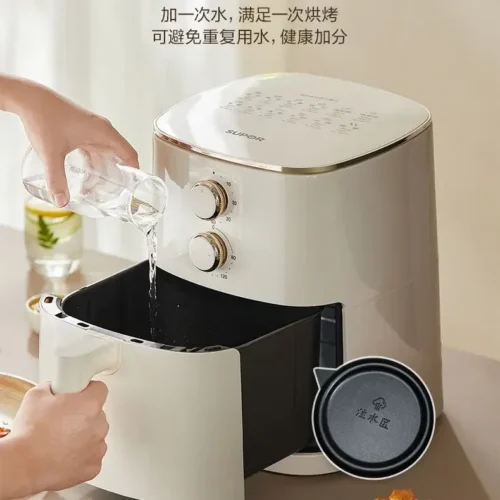 Large Capacity Multifunctional Air Fryer - Oil-Free Electric Steam Fryer