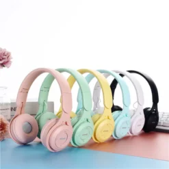 Wireless Bluetooth Headphones with Microphone, Stereo Headband Design for Gamers and Mobile Users