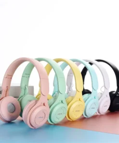 Y08 Wireless Bluetooth Headphone Macaron Headphones Stereo Headband Gaming Headset with Mic Gamer Girl Gift for Mobile Tablet