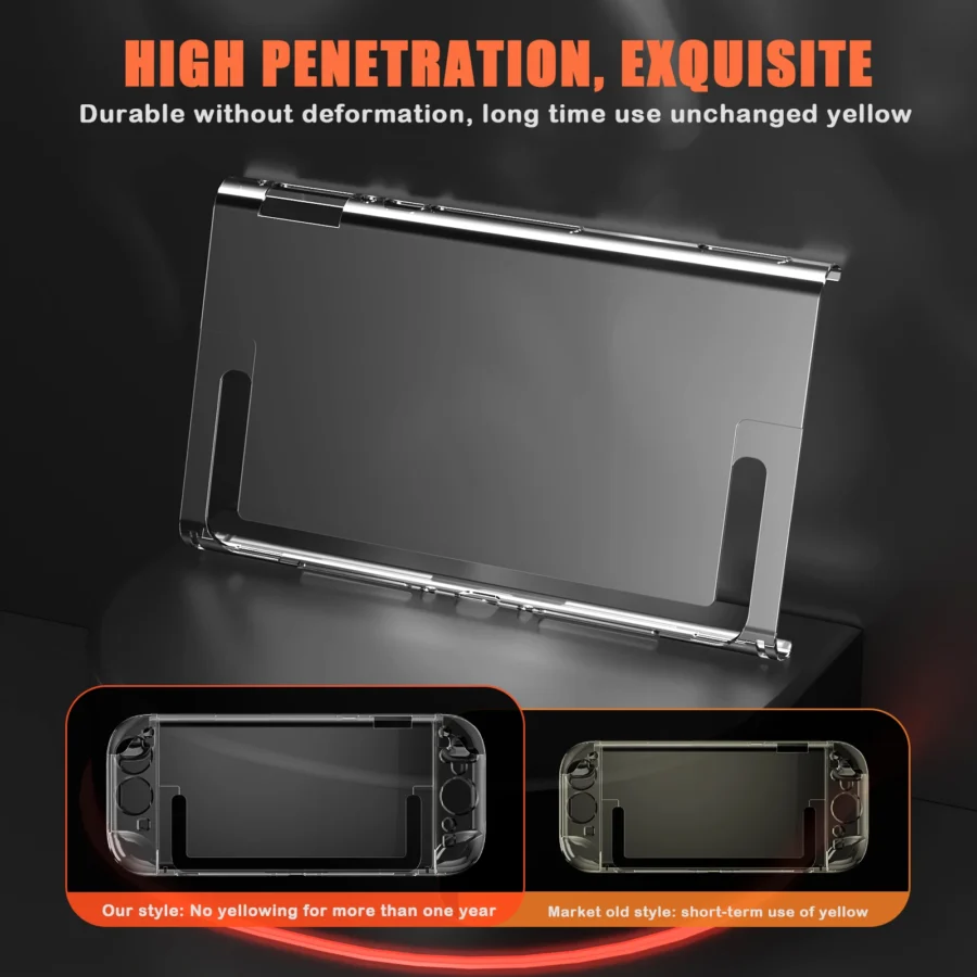 PC Clear Hard Case for Switch 2 Split Protective Case Cover Cover Anti-scratch Crystal Protector Case Anti-fall Protective Shell - Image 3