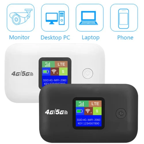 Alternative view of 4G Mobile WIFI Router 150Mbps 4G LTE Wireless Router Portable Pocket MiFi Modem Mobile Wifi Hotspot with Sim Card Slot for Home