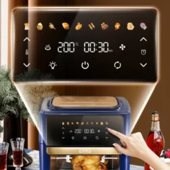 Alternative view of Russell Hobbs 18L Air Fryer with Visual Cooking and Oil-Free Technology for Health-Conscious Consumers