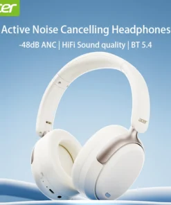 Acer Wireless Over-Ear Headphones with ANC and Hi-Res Spatial Audio