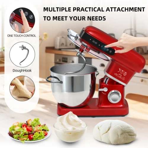 Alternative view of Cheftronic 10L 2200W Stand Mixer for Bakery Dough and Food Mixing