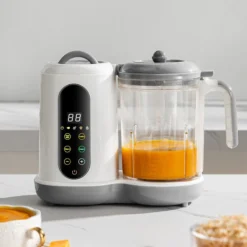 Baby Food Maker Multicooker with Electric Steamer and Blender Functionality for Parents