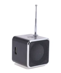 Alternative view of Portable Bluetooth Speaker with FM Radio – Compact Wireless Sound Box