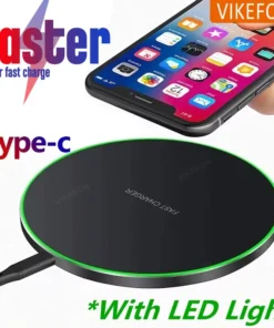 Wireless Charger Mobile Phone Chargers Pad Stand For iPhone 16 15 14 13 12 11 Pro Max Samsung Xiaomi Fast Charging Dock Station