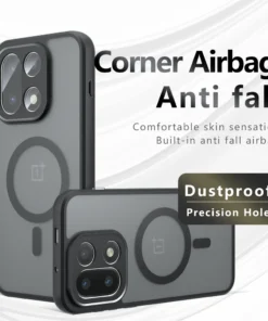 For Magsafe Magnetic Wireless Charging Case For OnePlus 15 OnePlus15 5G Shockproof Matte Back Cover Coque