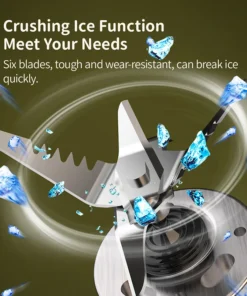 Alternative view of 500ml Portable Wireless Fruit Juicer with 6 Blades