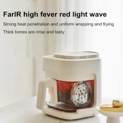 Alternative view of Air Fryer 2L with See-Through Glass Basket – Non-Stick and Easy to Clean for Home Use