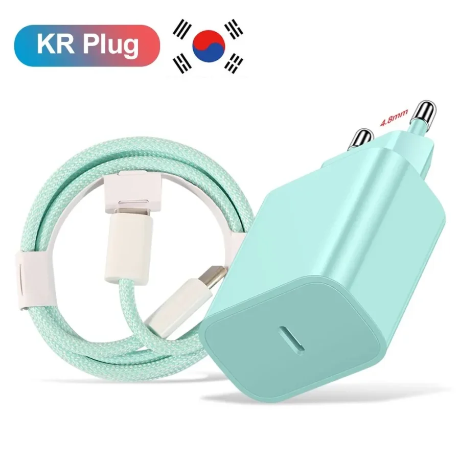 20W Fast Charging USB-C Charger for iPhone and Android Phones - Image 5