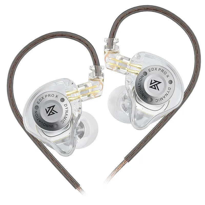 KZ EDX Pro X HIFI Bass Earbuds with 2PIN Cable