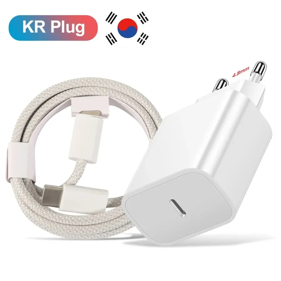 20W Fast Charging USB-C Charger for iPhone and Android Phones - Image 6