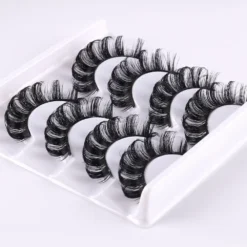 Alternative view of 4 Pairs Fluffy Mink 3D False Eyelashes for Russian Volume Effect