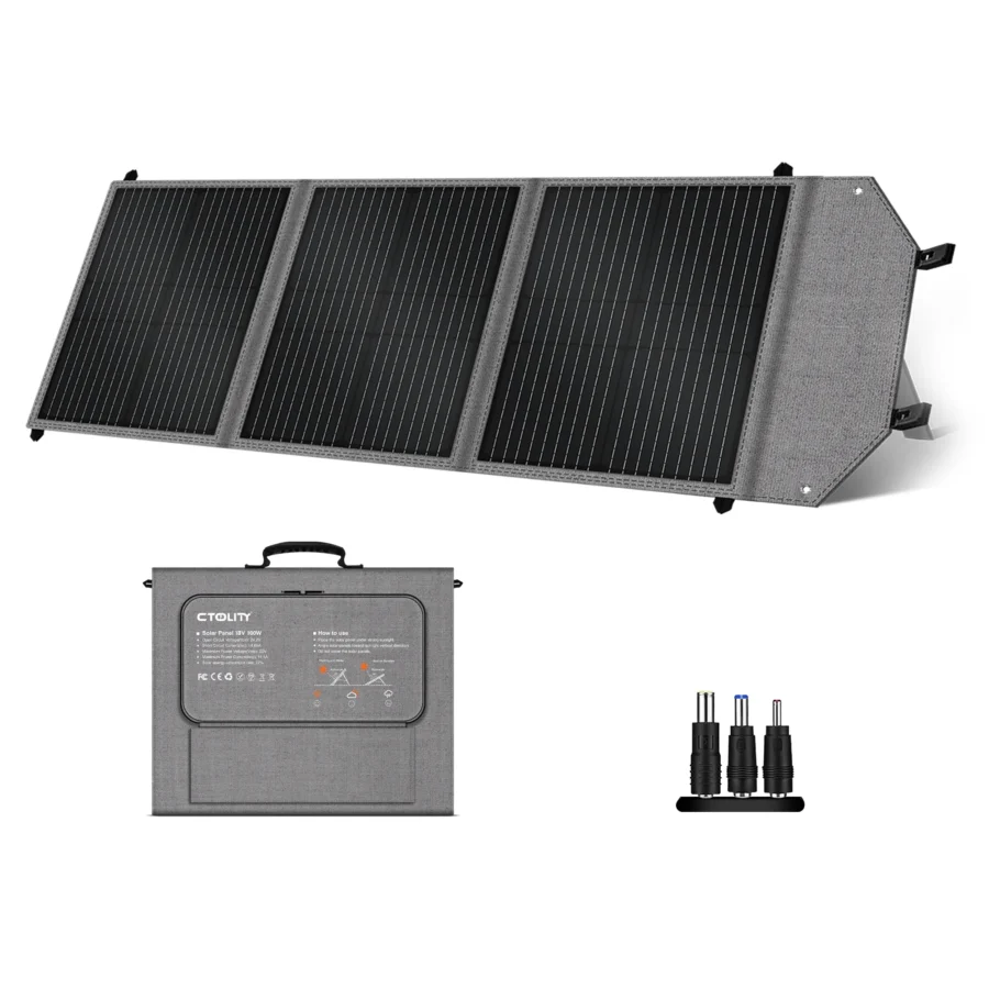 500W Portable Power Station with 100W Solar Panel and Lifepo4 Battery - Image 6
