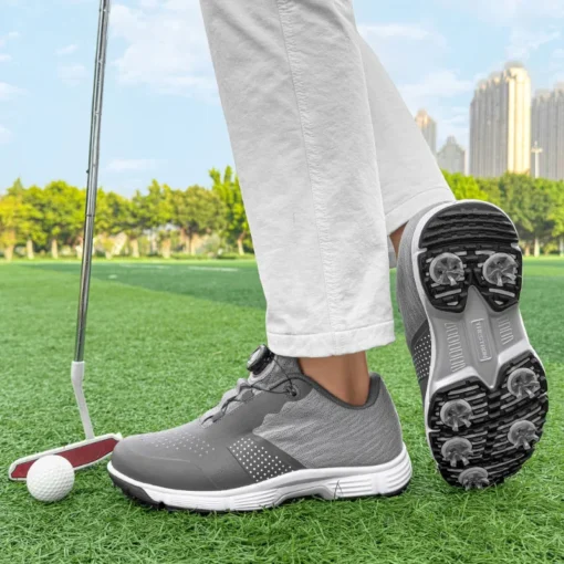 Waterproof Golf Shoes with Non-Slip Tread for Men - Image 6