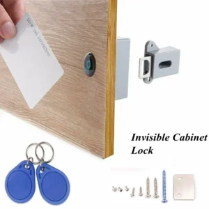 Invisible RFID Smart Sensor Lock for Wardrobes and Drawers