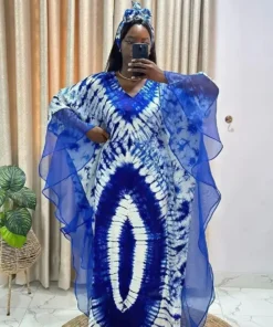 African Women's Traditional Dress - Dashiki Ankara Maxi Gown