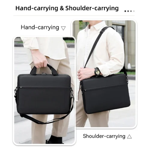 Alternative view of Waterproof Laptop Sleeve Bag for 14-15.6 Inch MacBook & Tablets - Portable Travel Handbag