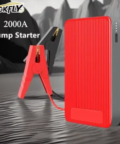 GKFLY 12V 2000A 44.4Wh Car Jump Starter Emergency Battery Booster Multifunction Portable Power Bank Laptop Charger Auto Starter