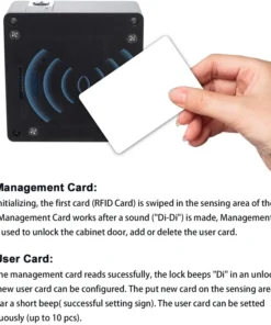 Alternative view of Smart Drawer RFID Electronic Door Lock for Wooden Cabinets - Easy Installation