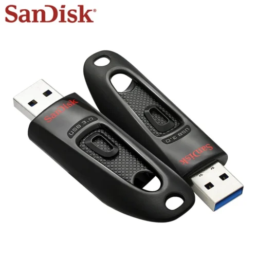 SanDisk Ultra USB 3.0 Flash Drive – High Speed Storage (16GB to 512GB)