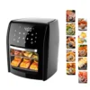 Smart Digital Air Fryer with Visible Window and 12L Capacity for Healthy Cooking