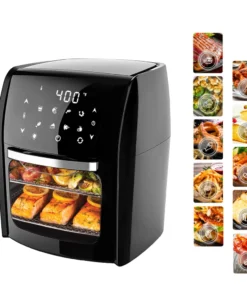 Smart 12L Digital Air Fryer with Visible Window