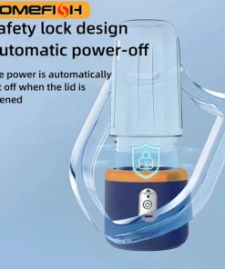 Alternative view of Portable 400ml Electric Juicer and Smoothie Blender - USB Rechargeable, Ideal for Fruits and Citrus