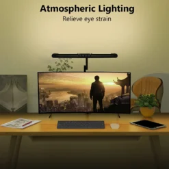 Alternative view of LED Desk Lamp with Clamp and Auto Dimming Functionality for Home Office Use