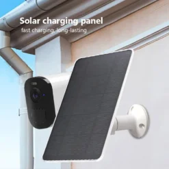 10W Solar Panel Micro Type-C Charger for Outdoor Security Cameras